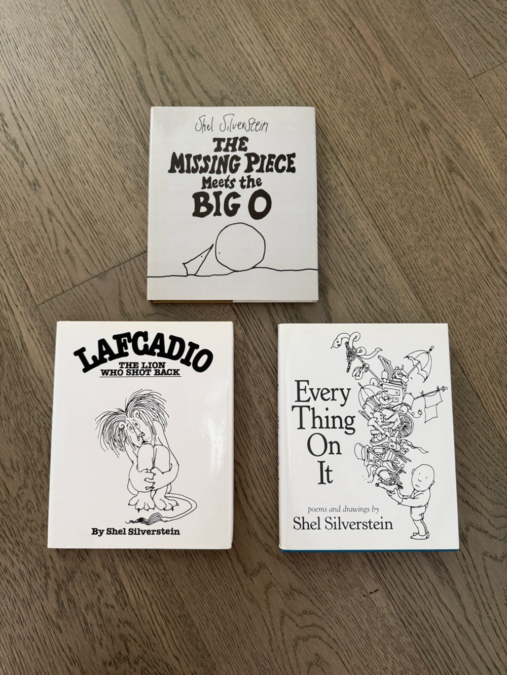 Shel Silverstein hardback books, set of 3